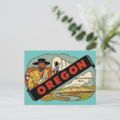 Carte postale de voyage Oregon Trail (Debout devant)