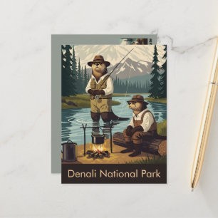 Carte postale de voyage Parc national de Denali WP