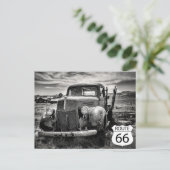 Carte postale de voyage Route 66 États-Unis (Debout devant)