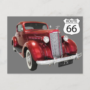 Carte postale de voyage Route 66 États-Unis