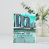 Carte postale de voyage Singapour, Singapour Skyli (Debout devant)
