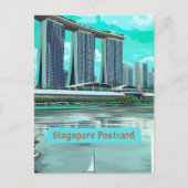 Carte postale de voyage Singapour, Singapour Skyli (Devant)