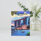 Carte postale de voyage Singapour, Singapour Skyli (Debout devant)