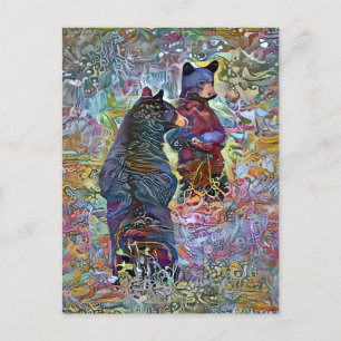 Carte postale de voyage sur le terrain