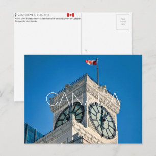 Carte postale de voyage Vancouver, Canada