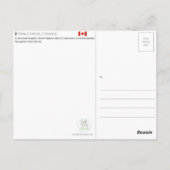 Carte postale de voyage Vancouver, Canada (Dos)