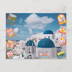 Carte postale de voyage vintage