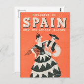 Carte postale de voyage vintage (Devant / Derrière)