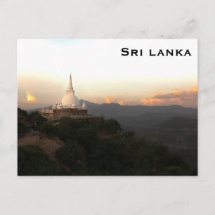 Carte postale de voyage vintage au Sri Lanka