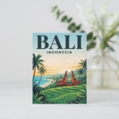 Carte postale de voyage vintage | Bali (Debout devant)