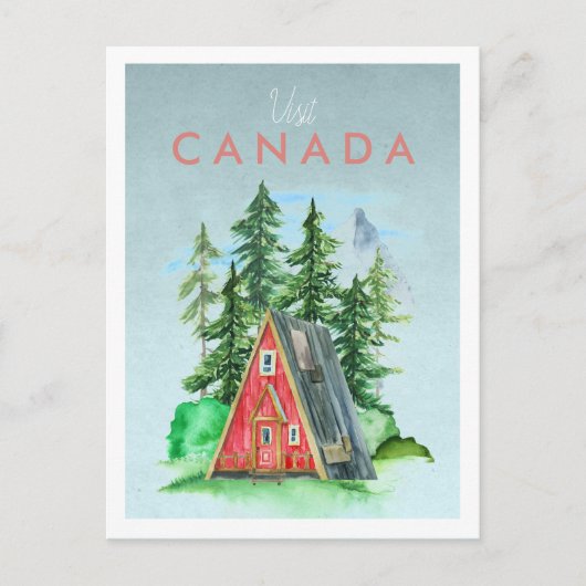 Carte postale de voyage vintage | Canada (Devant)