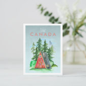 Carte postale de voyage vintage | Canada (Debout devant)