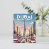 Carte postale de voyage vintage | Dubaï (Debout devant)