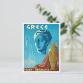 Carte postale de voyage vintage Grèce (Debout devant)