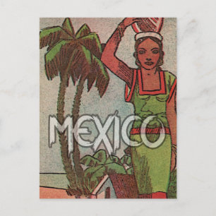 Carte postale de voyage vintage Mexique