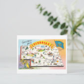 Carte postale de voyage Vintage Nebraska (Debout devant)