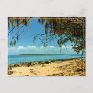 carte postale de voyage vintage photo de plage des