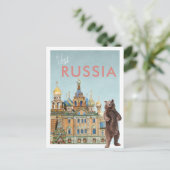 Carte postale de voyage vintage | Russie (Debout devant)