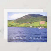 Carte postale de vue Loch Ness (Devant / Derrière)