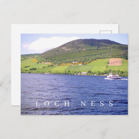 Carte postale de vue Loch Ness (Devant / Derrière)