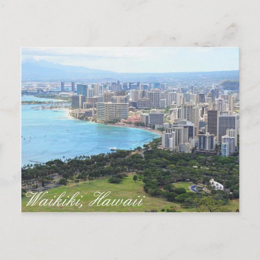 Carte postale de Waikiki (Devant)