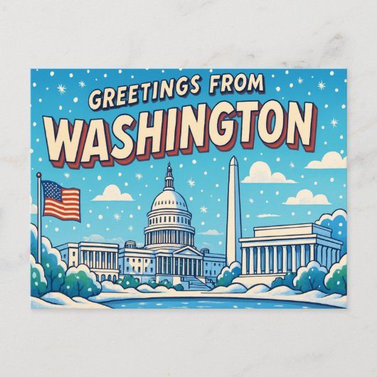 Carte postale de WASHINGTON (Devant)