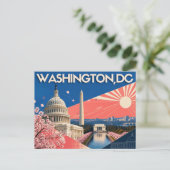 Carte postale de Washington DC (Debout devant)