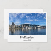 Carte postale de Wellington, Nouvelle-Zélande (Devant / Derrière)