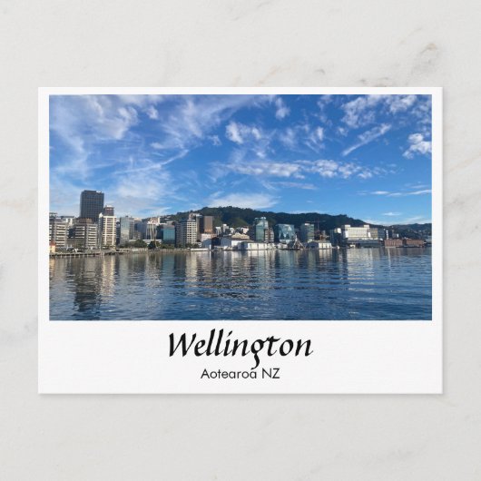 Carte postale de Wellington, Nouvelle-Zélande (Devant)