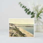 Carte Postale De West Cliff, Bournemouth, Angleterre vintage (Debout devant)