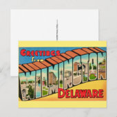 Carte postale de Wilmington DE (Devant / Derrière)
