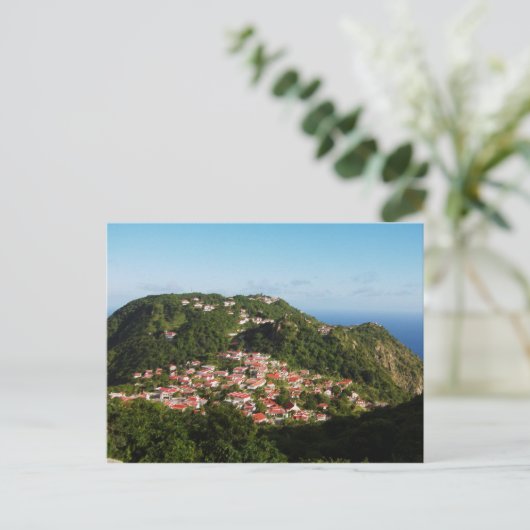 Carte postale de Windwardside Saba (Debout devant)