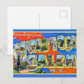 Carte postale de Winston Salem NC salutations colo (Devant / Derrière)