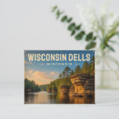 Carte postale de Wisconsin Dells, Wisconsin (Debout devant)