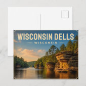 Carte postale de Wisconsin Dells, Wisconsin (Devant / Derrière)