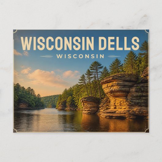 Carte postale de Wisconsin Dells, Wisconsin (Devant)