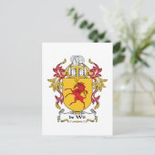 Carte Postale de Wit Family Crest (Debout devant)