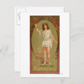 Carte Postale De Wolf Hopper dans Happyland Theatre Poster (Devant / Derrière)