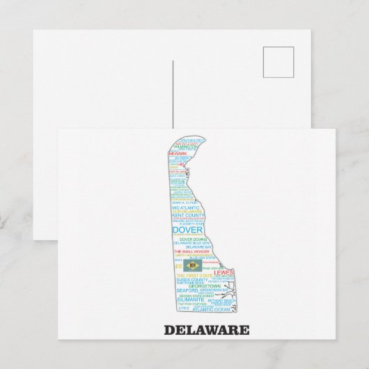 CARTE POSTALE DE WORD STATE (Devant / Derrière)