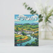 Carte postale de Wuyuan Chine (Debout devant)