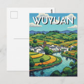 Carte postale de Wuyuan Chine (Devant / Derrière)