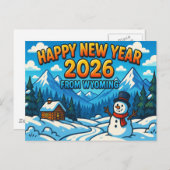 Carte postale de WYOMING (Devant / Derrière)