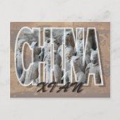 Carte postale de Xi'an, Chine (Devant)