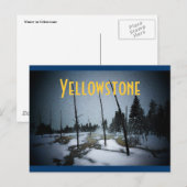 Carte postale de Yellowstone (Devant / Derrière)