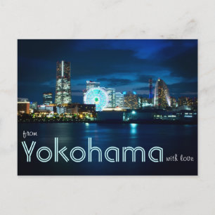 Carte Postale De Yokohama Minatomirai Avec Love Bay Port Japon