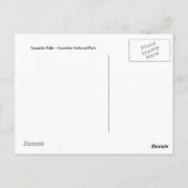 Carte postale de Yosemite Falls (Dos)