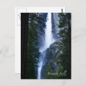 Carte postale de Yosemite Falls (Devant / Derrière)