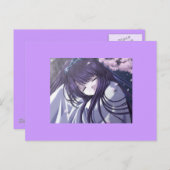 carte postale de Yuki, anime (Devant / Derrière)