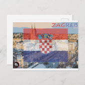 Carte postale de Zagreb (Devant / Derrière)