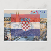 Carte postale de Zagreb (Devant)
